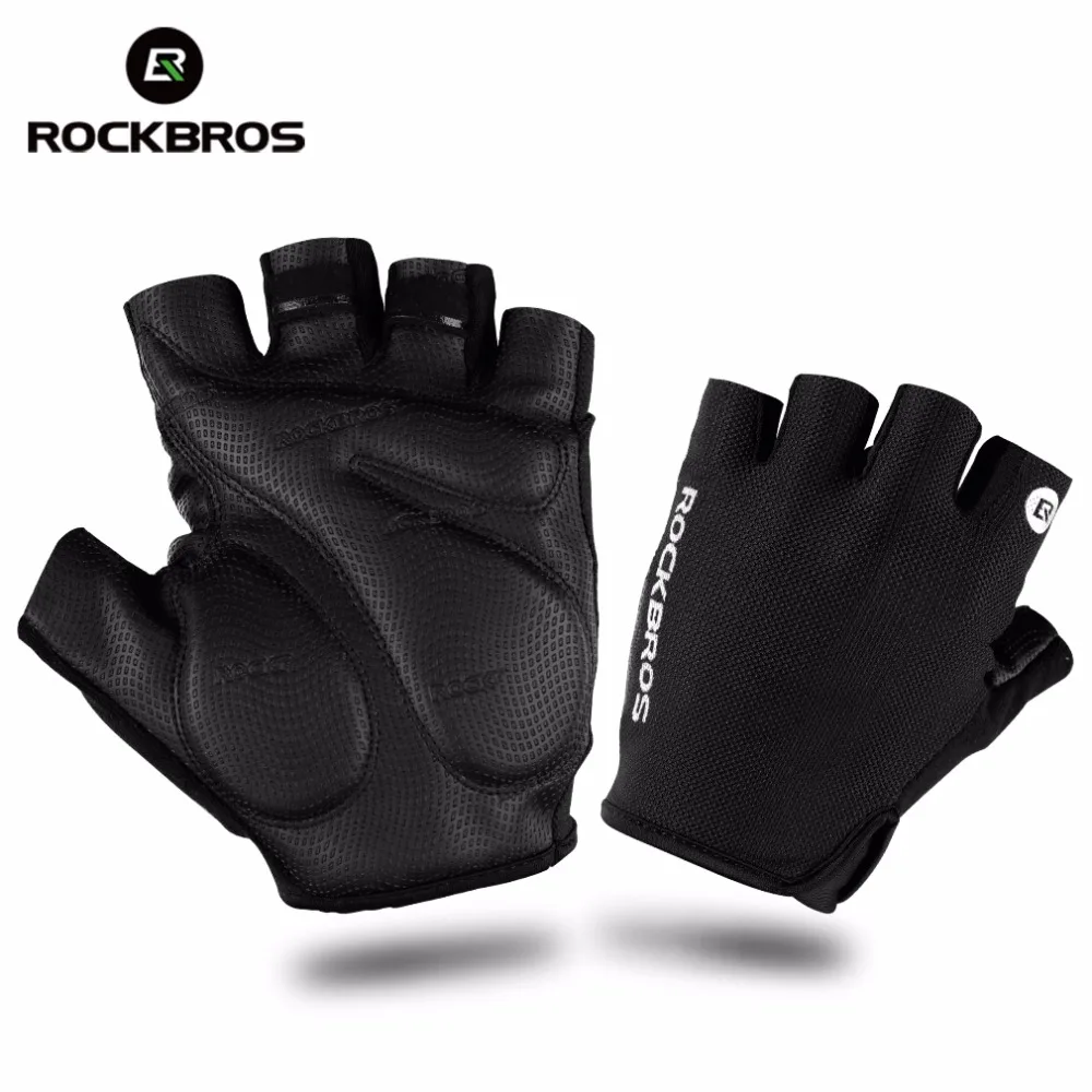 ROCKBROS Cycling Gloves Sports Summer Breathable Half